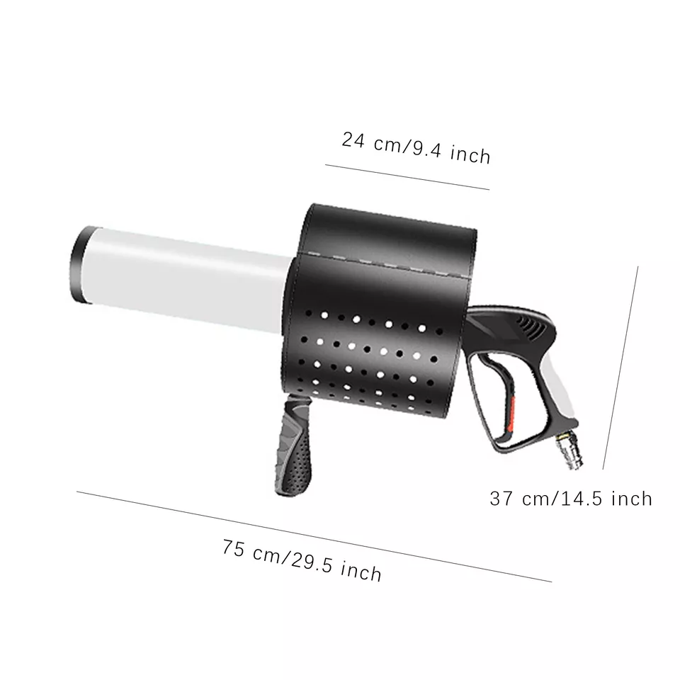 CO2 Confetti LED Paper Blower Gun